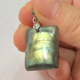 Pendant Natural Stone Irregular Shape Blue Purple Labradorite Pendant for Women Men Jewelry 1Pcs