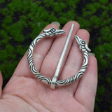 Medieval Clasp Pin Brooch Vintage Viking Celtic Scarf Shawl Penannular Brooch Cloak Pins Jewelry