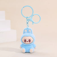 Kawaii Keychain With Bow Car Hanging Pendant Decor Cartoon Backpack Hanging Keychain Charms Keyrings Party Gift For Kid брелок