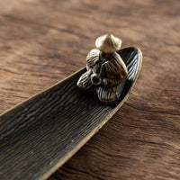 Creative Incense Holder Boat Fishing Men Insence Burner Sandalwood Incense Sticks Burners Aromatherapy Ornament Tea Room Decor