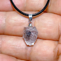 Natural Crystal Herkimer Diamond Pendant Hang Stone Gemstones Mineral Energy Reiki Home Decorations Gift Ore Crystals