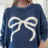 Warm Knitted Sweater Mujer for Women, Perfect for Christmas