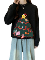 Red Christmas Pullover Sweater For Women In Autumn And Winter 2025 Women's Casual Versatile O Neck Knitted Sweater New Casual
