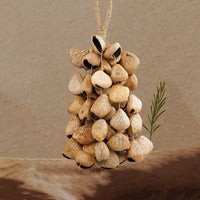 Natural Hand Bell Nut Shell Meditation Outdoor Wind Chimes Sound Healing Bells Diapason Ethnic Musical Instruments Percussion