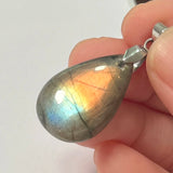 Pendant Natural Stone Irregular Shape Blue Purple Labradorite Pendant for Women Men Jewelry 1Pcs