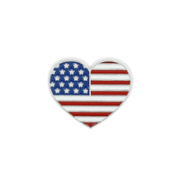USA Flag Lapel Pin Cute Coat of Arms of United States American Map Flag National Emblem Brooch Button Badges Lapel Pins