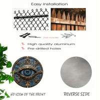 Eye - Ancient Egyptian Wall Hanging Decoration, Living Dining Room -Pyramid Themed Home Decor Gift