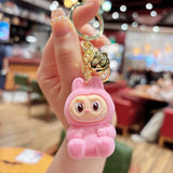 Cross-Border Hot Sale Cartoon Keychain Plush Key Holder Cute Doll Bag Pendant Toy Machine Hanging Decoration Flocking Sheep
