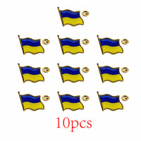 Ukraine Flag Lapel Pins - Bulk Pack Ukraine National Emblem Badges for Jackets Hats Backpacks And Clothes