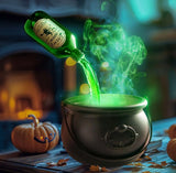 Halloween Black Wizard Bowl Magic Float Bottle and Diffuser Indoor Home Bar Magic Party Horror Ghost Props Halloween Decoration