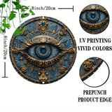 Eye - Ancient Egyptian Wall Hanging Decoration, Living Dining Room -Pyramid Themed Home Decor Gift