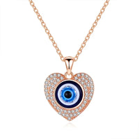 KALETINE Fashion Turkish Evil Eye Necklace Pendant 925 Sterling Silver Choker For Women Accessories Luck Friendship Jewelry Gift