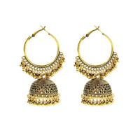 Pendientes Gypsy Ethnic Round Bells Indian Jewelry Earrings Vintage Tribe Jhumka Earrings Kolczyki Wedding Jewelry