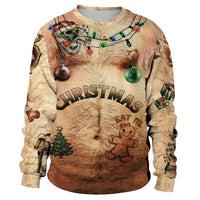 Men Women Llama Ugly Christmas Sweatshirt 3D Funny Print New Year Eve Xmas Sweater Couples Pullover Holiday Party Jumper Tops