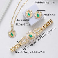 Sally's Paradise Mexican style Saint Jude Virgin Mary jewelry set suitable for daily wear Christmas gift for women ﻿