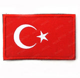 Saudi Arabia Qatar Palestine Egypt Turkey Oman UAE Yemen Iraq Syria Kuwait Lebanon Afghanistan Flags Embroidered Patches Badges
