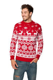 New Spring Autumn Knitted Pullover Top Long Sleeve Base Layer Round Neck Parent-Child Sweater Christmas Elements Pulover Top