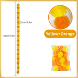 5-50 PCS Marigold Garland Wedding Diwali Decoration Day of the Dead Faux Garlands Wedding Garlands Indian Decor for Prayer Fest