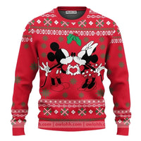 Mickey Mouse Anime Ugly New Year Christmas Gift Merry Christmas New Year's Eve New Men's and Women's Hoodies Sportswear