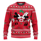 Mickey Mouse Anime Ugly New Year Christmas Gift Merry Christmas New Year's Eve New Men's and Women's Hoodies Sportswear