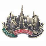 Metallic Fridge Magnets of European Countries Resorts Bottle Opener Famous Landmarks Magnetic Stickers for Message Board Decor