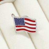 Fashion USA American Flag Brooch Anime Enamel Pin Custom Badge Lapel Pin Halloween Accessories Jewelry Gift
