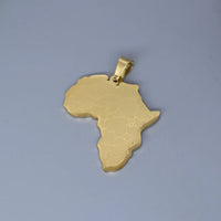 2pcs No Fade Africa Map Charms Stainless Steel Pendant for Jewelry Making Necklace Keychain Rune Eye of Horus Talisman DIY Craft
