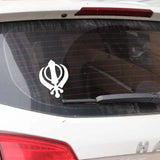 SIKH Khanda Religious Symbol Vinyl Decal Mysterious Car Sticker Delicate,13CM*10CM