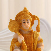 Hindu Monkey God Buddha Statues Hanuman Figurine Handcrafted Sculpture for Tabletop Meditation Temple Meditation Decoration