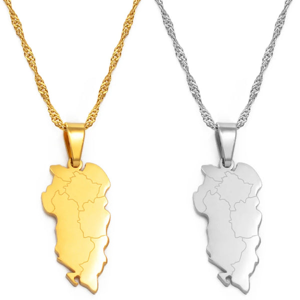 Anniyo Albania Pendant Necklaces Albanian Shqiperia Jewlery ShqipëriaeMadhe #534062