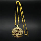 2024 New fashion Tree of Life elegant pendant lettering hollow necklace temperament hundred matching couple collarbone chain