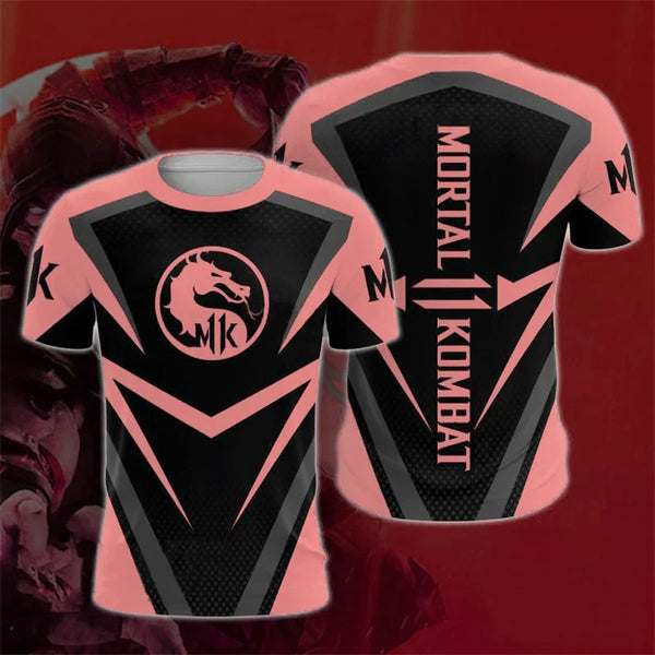 Mortal Kombat 11 T-Shirts Fighting Game Element 3D Print Cosplay Streetwear Fashion Summer Women Men O-Neck Sport TShirt Tops