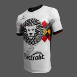 MOTO-Autumn/Winter New Men's Fashion 3D Printed Leones Negros 2024-25 Pre Match Shirt Sports T-shirt Loose Sports Short Sleeve