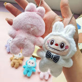 Cute Rabbit Plush Doll Keychain Versatile Trendy Doll Bag Pendant Girl Kawaii Keychain Decoration Birthday Holiday Gift