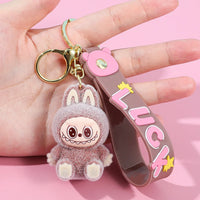 Kawaii Keychain With Bow Car Hanging Pendant Decor Cartoon Backpack Hanging Keychain Charms Keyrings Party Gift For Kid брелок