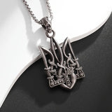 Domineering Eagle Animal Necklace Men's Punk Personality Trendy Casual Party Jewelry