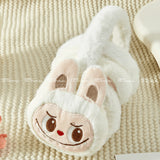 Autumn Winter New Cartoon Cute Laubfabrik Rabbit Plush Ear Cover Student Children Anti-frost Warm Ear Warm Ear Cover Motorcycle