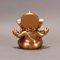 Bronze Color Lord Statue Buddha Ornaments Elephant Hindu God Sculpture Figurines Home Office Decoration Buddha Statues