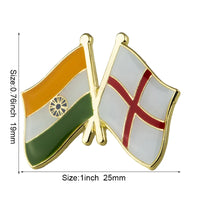 India  Flag Laple Pin Badge Brooch