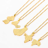 Country Map Flag Pendant Necklace Women Men Brazilian India Republic of Mali Neck Chain Hip Hop Jewelry For Friendsss Gifts