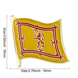 Scotland Flag Laple Pin Badge Brooch