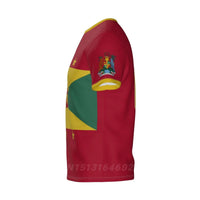 2025 Custom Name Number Grenada Country Flag T-shirts Clothes T shirt Men Women Tees Tops For  Fans Gift US Size