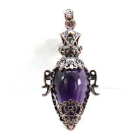 Water Drop Crystal Pendulum for Dowsing Spiritual Divination Natural Amethyst Rose Quartz Onyx Antique Pendulums Pendant Pendulo