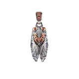 Original Design Golden Cicada Mens Pendant Unique Domineering Hip Hop Style Exquisitely Carved Picturesque New Ideas Jewelry