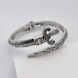 Gothic Skull Totem Sword Shaped Bracelet Unisex Fashion Personality Open Style Creative Accessory for Men And Women