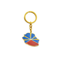 Anniyo France Map Martinique Guadeloupe French Guiana Reunion Island Key-Chain Jewelry Keyring For Women Men #K16A55