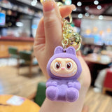 Cross-Border Hot Sale Cartoon Keychain Plush Key Holder Cute Doll Bag Pendant Toy Machine Hanging Decoration Flocking Sheep