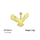 EUEAVAN 5pcs Phoenix Stainless Steel Pendant Fire Bird Hummingbird Charms Lucky Necklace Earrings Jewelry Making Supplies DIY