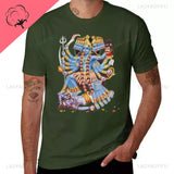 Kali Kalika or Shyama Hindu Goddess Printed T-Shirt High Quality Cotton New Edition Sweat Plain T Shirts Men Ropa Hombre