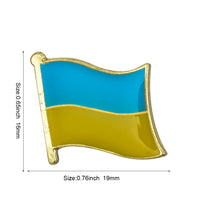Flag Pins Country Flag Badge Flag Brooch National Flag Lapel Pin International Travel Pins Collections